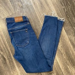 Madewell size 27 high rise skinny jeans